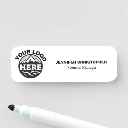 Aangepaste Logo Medewerker Promotiebedrijf Magneti Naamplaatje (In situ)