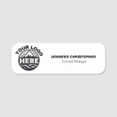 Aangepaste Logo Medewerker Promotiebedrijf Magneti Naamplaatje (Voorkant)