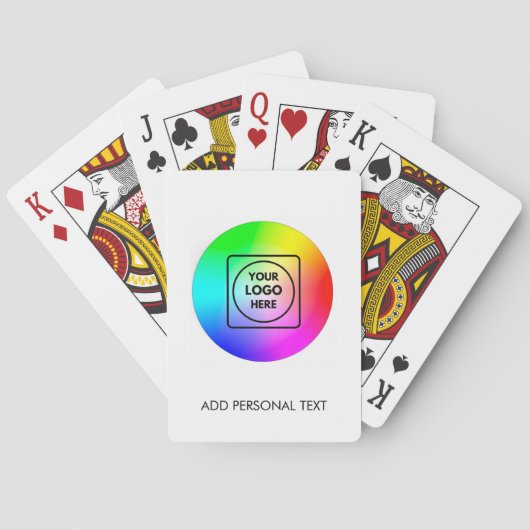 Aangepaste logo merk bulk promo speelkaarten (Achterkant)