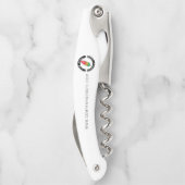 Aangepaste Logo-merkmedewerker toevoegen Kurkentrekker (Achterkant)