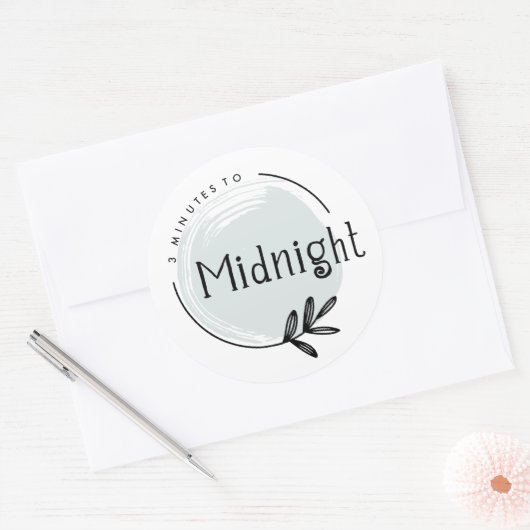 Aangepaste Logo-merkteken Ronde Sticker (Envelop)