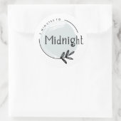 Aangepaste Logo-merkteken Ronde Sticker (Tas)