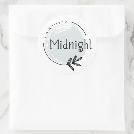 Aangepaste Logo-merkteken Ronde Sticker (Tas)