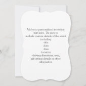 Aangepaste Logo met speciale aandacht voor bedrijv Kaart (Achterkant)