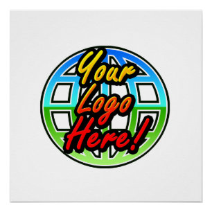 Aangepaste Logo met speciale aandacht voor bedrijv Poster