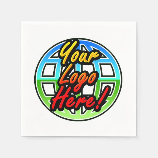 Aangepaste Logo met speciale aandacht voor bedrijv Servetten (Voorkant)