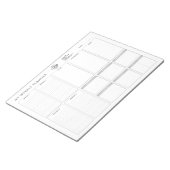 Aangepaste Logo minimalistische eenvoudige, niet-g Notitieblok (Schuin)