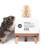 Aangepaste Logo minimalistische pictogrammen voor  Visitekaartje