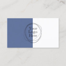 Aangepaste Logo Modern Minimalistisch Blauw