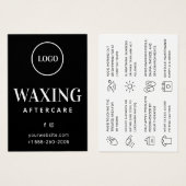 Aangepaste Logo Moderne Kaart na wassen (Voorkant /achterkant)