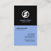Aangepaste Logo Moderne Minimalistische Gepersonal Visitekaartje (Achterkant)