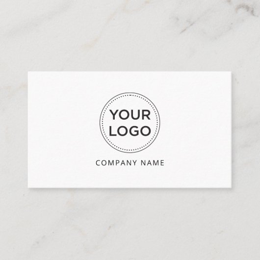 Aangepaste Logo Moderne Minimalistische QR-code Wi Visitekaartje (Voorkant)