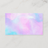 Aangepaste logo moderne, minimalistische sociale m visitekaartje (Achterkant)