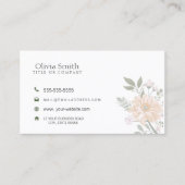 Aangepaste logo moderne, minimalistische sociale m visitekaartje (Voorkant)