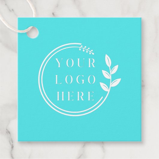 Aangepaste Logo Moderne Minimalistische sociale me Bedankjes Labels (Voorkant)