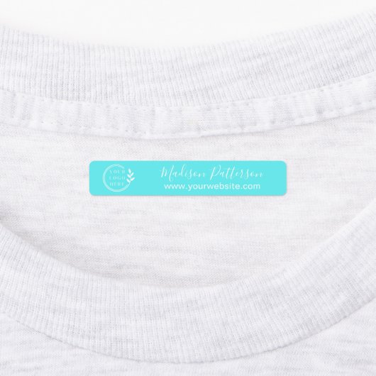 Aangepaste Logo Moderne Minimalistische sociale me Labels (Aangebracht)