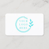 Aangepaste Logo Moderne Minimalistische sociale me Visitekaartje (Voorkant)