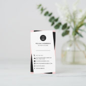 Aangepaste Logo moderne sociale media-pictogrammen Visitekaartje (Staand voorkant)