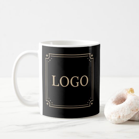 Aangepaste Logo Mok gepersonaliseerd cadeau voor e (Met donut)
