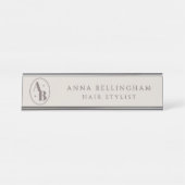 Aangepaste Logo-Mok | Gepersonaliseerde zakelijke  Bureau Naambordje (Voorkant)