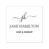 Aangepaste Logo monogram Naam Initiaal Zelfinktende Stempel (Design)