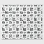 Aangepaste Logo Motivatie droomgrote bedrijven Cadeaupapier (Vlak)