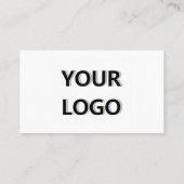 Aangepaste Logo Naam Contact Info Visitekaartje (Achterkant)