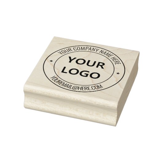 Aangepaste Logo Naam E-mail Ronde Rubber Stamp Sja Rubberstempel (Stempel)