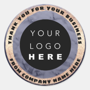 Aangepaste Logo Naam Grijs Zegel Goud Lijst Sweet 
