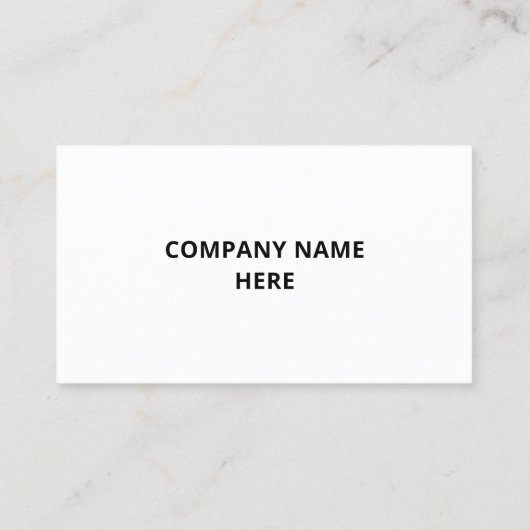 Aangepaste Logo naam info Visitekaartje - Uw kleur (Achterkant)