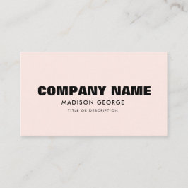 Aangepaste logo naam moderne minimalistische QR-co Visitekaartje