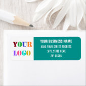 Aangepaste Logo Naam Retouradres Labels (Insitu)
