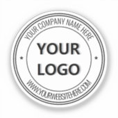 Aangepaste Logo naam speciale promotie Aangepast m Sticker (Voorkant)