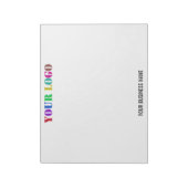 Aangepaste Logo Naam Tekst Zakelijke laptop - Prom Notitieblok (Linkerzijde)