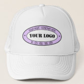 Aangepaste Logo Naam Telefoon Promotie Business St Trucker Pet (Voorkant)