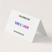 Aangepaste Logo-naam Website Business Card Templat Visitekaartje (Voorkant)