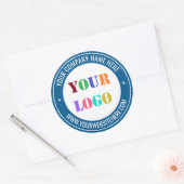 Aangepaste Logo Naam Website Business Sticker Sjab (Envelop)