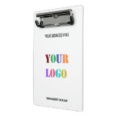Aangepaste Logo Naam Website Klembord - Promotie (Angled2)