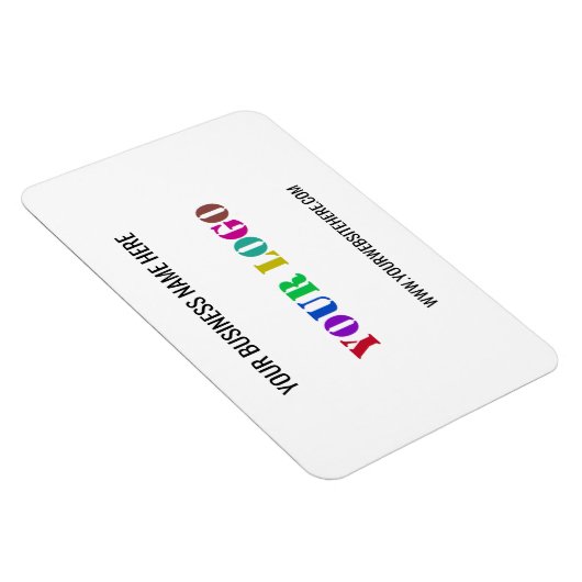 Aangepaste Logo Naam Website Promotie magneet Cade (Rechterzijde)