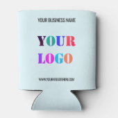 Aangepaste Logo naam Website speciale acties Blikjeskoeler (Achterkant)