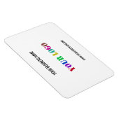 Aangepaste Logo naam Website speciale acties Magneet (Rechterzijde)