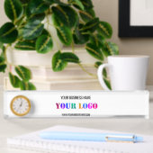 Aangepaste Logo naam Website speciale acties Naambordje