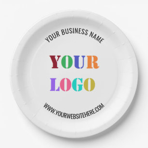 Aangepaste Logo naam Website speciale acties Papieren Bordje