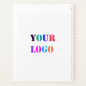 Aangepaste Logo naam Website speciale acties Planner (Achterkant)