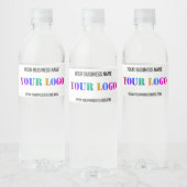 Aangepaste Logo naam Website speciale acties Waterfles Etiket (Flessen)