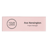 Aangepaste Logo Naambadge | Gepersonaliseerde Werk (Voorkant)