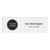 Aangepaste Logo Naambadge | Professionele Werkneme (Voorkant)