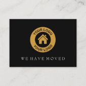 Aangepaste Logo Nieuw adres Verhuisaankondiging Ka Informatiekaartje (Voorkant)