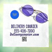 Aangepaste Logo-notitie op een servet Raamsticker (Vel 3)