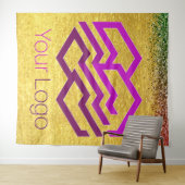 Aangepaste Logo of Afbeelding Wandkleed (In Situ (horizontaal))